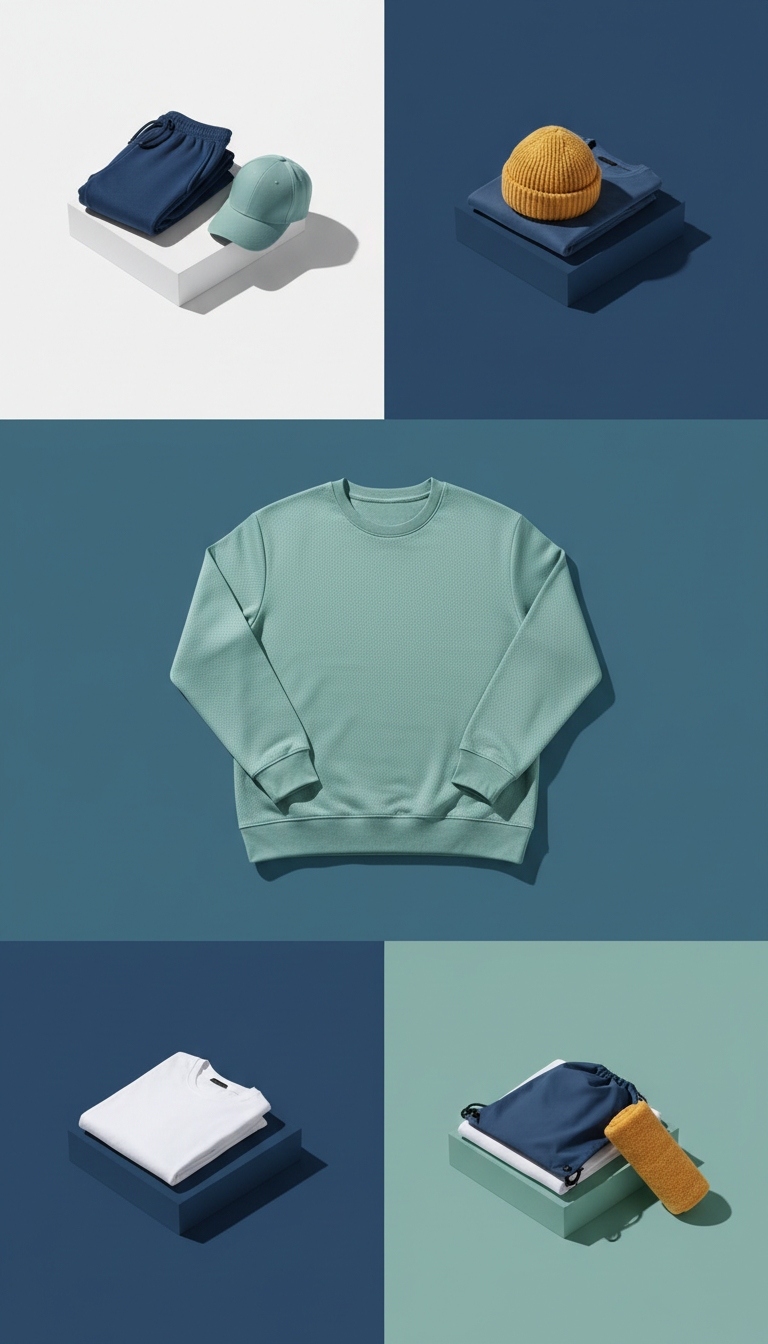 Sudadera transpirable verde agua