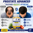 Suplemento para la Próstata, con Saw Palmetto, Apoya la Salud de la Próstata, la Vejiga y el Tracto Urinario Masculino, Herbal, Cuidado del Cabello, Anticaída del Cabello