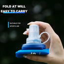 Instinct Blue – Botella Agua Plegable TPU | BPA Free | Senderismo Camping y Running