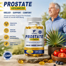 Suplemento para la Próstata, con Saw Palmetto, Apoya la Salud de la Próstata, la Vejiga y el Tracto Urinario Masculino, Herbal, Cuidado del Cabello, Anticaída del Cabello