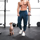 Instinct Blue – Pantalones Fitness Hombre | Musculación y Running | Secado Rápido