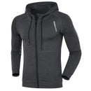 Instinct Blue – Sudadera con Capucha Hombre Gym | Cremallera | Compresión Elástica