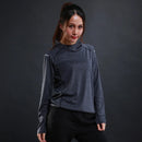 Instinct Blue – Sudadera con Capucha Mujer Outdoor | Manga Larga | Secado Rápido