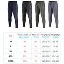 Pantalones de chándal de gimnasio para hombre, pantalones finos de Fitness, pantalones largos ajustados de secado rápido para correr, pantalones elásticos de entrenamiento para hombre