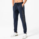 Pantalones de chándal de gimnasio para hombre, pantalones finos de Fitness, pantalones largos ajustados de secado rápido para correr, pantalones elásticos de entrenamiento para hombre