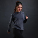 Instinct Blue – Sudadera con Capucha Mujer Outdoor | Manga Larga | Secado Rápido