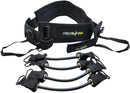 Juego de bandas de resistencia Vertical para saltar, entrenador de rebote, cuerda de tracción, Fuerza de las piernas, entrenamiento de agilidad en cuclillas, cinturón elástico, equipo de Fitness