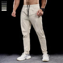 Pantalones deportivos para hombre, ropa de entrenamiento para correr, gruesa, microelástica, secado rápido, otoño, 2024