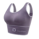 Instinct Blue – Top Deportivo Mujer Sin Aros | Espalda En U | Sujetador Exterior