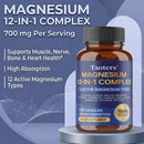 Instinct Blue – Magnesio Complejo 12 en 1 700mg | Alta Absorción | Músculo Sueño Nervios