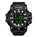 Reloj deportivo para hombre, relojes digitales LED, reloj militar multifunción, Esfera Grande, reloj electrónico de Fitness resistente al agua para hombre