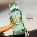 Instinct Blue – Botella Agua 2L con Pajita | Deporte y Outdoor | BPA Free