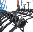 Máquina de remo de aire de alta resistencia - Equipo de gimnasio de grado comercial para entrenamiento de cuerpo completo