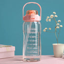 Instinct Blue – Botella Agua 2L con Pajita | Deporte y Outdoor | BPA Free