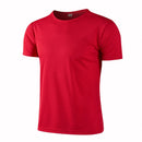 Camiseta deportiva de cuello redondo de secado rápido, camisetas de gimnasio, camiseta de entrenamiento para correr, ropa deportiva transpirable para hombre, servicio de clase