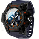 Relojes deportivos para hombre y mujer, manecillas tácticas, esfera grande, temporizador iluminado, despertador