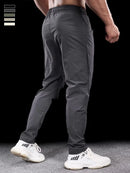 Pantalones deportivos para hombre, ropa de entrenamiento para correr, gruesa, microelástica, secado rápido, otoño, 2024