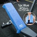 Toalla Deportiva 40*95cm / 15.7*37.4in, Toalla de Fitness Moderna de Poliéster Suave con Bolsillo, Toalla Rectangular de Tela Tejida Súper Absorbente