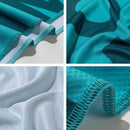 Toalla Refrigerante de Microfibra, Toalla Deportiva Estampada, Toallas Refrigerantes para el Cuello, Toalla de Hielo para Gimnasio, Yoga, Correr, Clima Cálido, Secado Rápido, Absorbe el Sudor