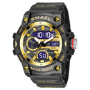 SMAEL-relojes deportivos a prueba de agua, cronómetro, reloj despertador, relojes de pulsera de cuarzo, moda joven, envío directo, 8086