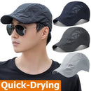 Instinct Blue – Gorra Visera Hombre Malla | Golf y Running | Plana Casual