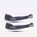 1 par de mangas deportivas ligeras y transpirables para hombre, tela de seda helada, absorbente del sudor para ciclismo, pesca, correr y hacer senderismo