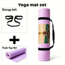 Instinct Blue – Set 2 Esterillas Yoga con Correa | Gruesas y Antideslizantes | Protección Articulaciones