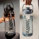 Instinct Blue – Botella Agua 2L con Pajita | Deporte y Outdoor | BPA Free