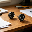 Instinct Blue – Mancuerna Miniatura Decorativa | Escala 1:12 | Accesorio Fitness Mini