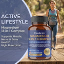 Instinct Blue – Magnesio Complejo 12 en 1 700mg | Alta Absorción | Músculo Sueño Nervios