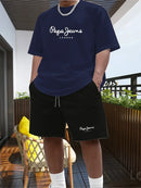 Instinct Blue – Conjunto Deportivo Hombre Dos Piezas | Camiseta + Shorts | Verano