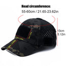 Gorra de béisbol de camuflaje Unisex para exteriores, gorra con protección solar transpirable para caza, senderismo, correr, pescar y acampar