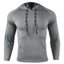 Instinct Blue – Camiseta Deportiva Hombre Manga Larga | Running y Fitness | Transpirable
