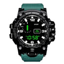 Reloj deportivo para hombre, relojes digitales LED, reloj militar multifunción, Esfera Grande, reloj electrónico de Fitness resistente al agua para hombre