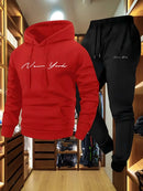 Instinct Blue – Conjunto Sudadera + Pantalón Hombre | Fleece | Hip Hop Streetwear
