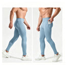 Pantalones Deportivos de Compresión para Hombre, Leggings Ajustados para Gimnasio, Fitness, Running, Yoga, Secado Rápido