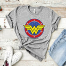 Instinct Blue – Camiseta Mujer Wonder Woman | Estampado Casual