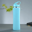 Instinct Blue – Botella Termós Acero 600ml con Pajita | Fitness y Ciclismo | Regalo