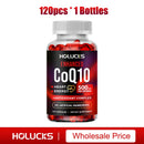 Suplemento de coenzima Q10, para la salud del corazón y cardiovascular, aumento de energía, equilibrio de la presión arterial, apoyo a la función cerebral