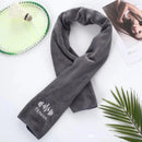 Toalla de gimnasio de secado rápido, Unisex, gris, alta absorción, estera deportiva para baloncesto, correr, entrenamientos físicos, rendimiento mejorado del sudor