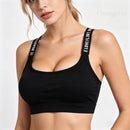 Instinct Blue – Top Deportivo Mujer Sin Costuras | Yoga y Fitness | Tirantes Anchos