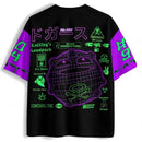 Camiseta Deportiva de Moda para Niños, de Manga Corta, con Cuello en V, Estampado 3D, de Secado Rápido, Ropa Familiar
