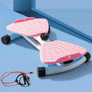Instinct Blue – Tabla Giratoria Cintura con Bandas | Stepper Silencioso | Fitness Casa