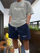 Instinct Blue – Conjunto Deportivo Hombre Dos Piezas | Camiseta + Shorts | Verano
