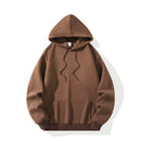 Sudaderas con capucha de lana para hombres y mujeres, ropa de calle deportiva informal, Jersey suelto de moda, Tops cálidos de Hip Hop, primavera y otoño, Color sólido