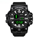 Reloj deportivo para hombre, relojes digitales LED, reloj militar multifunción, Esfera Grande, reloj electrónico de Fitness resistente al agua para hombre
