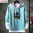 Instinct Blue – Sudadera con Capucha Hombre Hip Hop | Pullover | Casual Outdoor