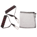 Empuñadura de alta resistencia para máquina de cable con gancho y anilla en D, empuñaduras metálicas para gimnasio, agarre para entrenamiento de yoga, ejercicio, bandas de resistencia y gimnasio.