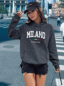 Instinct Blue – Sudadera con Capucha Mujer Y2K | Moda Streetwear | Pullover Rosa Casual