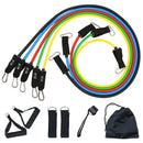 Instinct Blue – Bandas Resistencia Látex con Tobillera | Expander Elástico | Gym y Casa